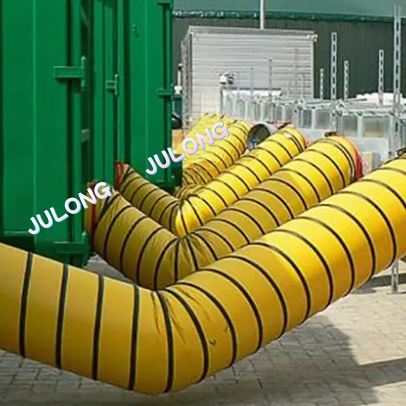 Luftkanal PVC beschichtetes Polyestergewebe für den Baubau Industrial